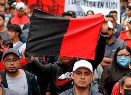 Se mantiene la huelga en Audi Puebla; trabajadores rechazan propuesta