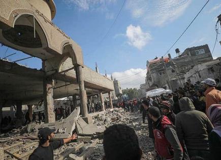 Israel destruye cuartel islamista en Jan Yunis