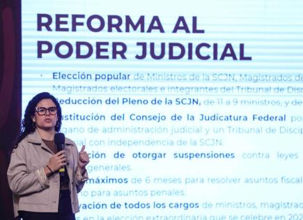 Con reforma se busca un Poder Judicial independiente: Alcalde
