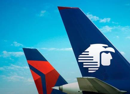 Ven riesgo sobre alianza Aeroméxico y Delta