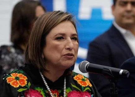 Denuncia de Xóchitl Gálvez sobre fraude electoral del gobierno de López Obrador