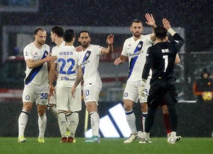 El Inter acaba con invicto de la Roma y acaricia el Scudetto