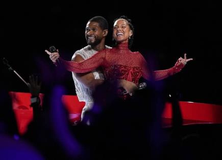 Usher logra un espectáculo destacado en el Super Bowl