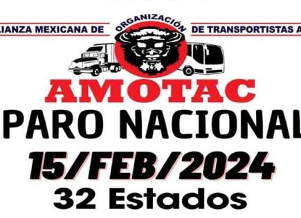 Transportistas de 32 estados realizarán un paro nacional