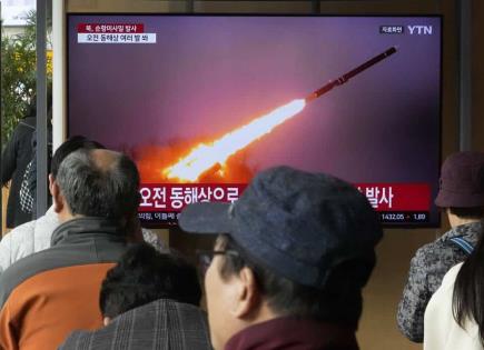 Corea del Norte dispara misiles de crucero en medio de tensiones
