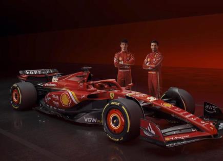 Ferrari presenta el SF-24 para nueva temporada de la F1