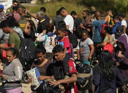 Descenso en el número de cruces de migrantes en la frontera sur de EEUU