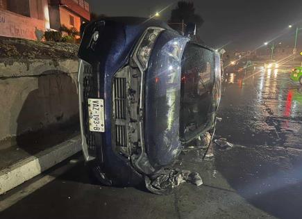 Incidente de Tránsito en Río Santiago con Camioneta Honda