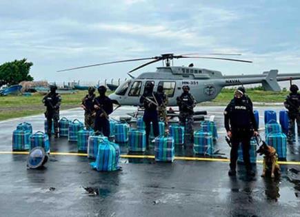 Ecuador incauta 1.5 ton de cocaína
