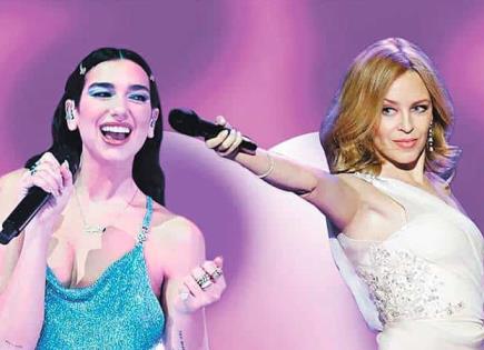 Lipa y Minogue, visten diseños de españoles