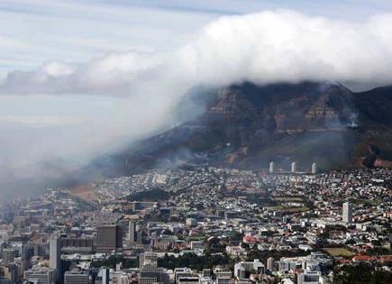 Ciudad del Cabo, con olor nauseabundo
