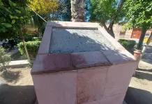 Intentaron robar la placa de El Saucito