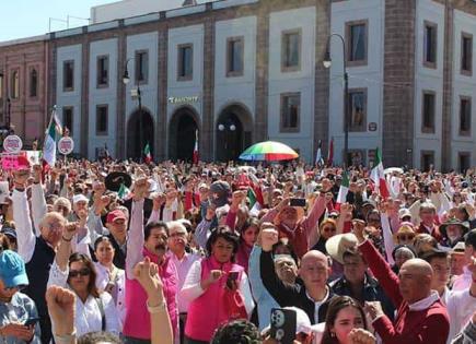 Marchan en defensa de las instituciones