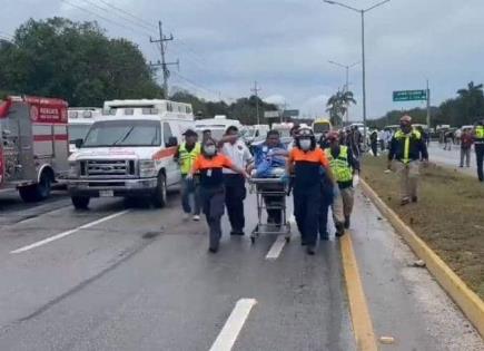 Mueren cinco argentinos y un mexicano tras accidente en Tulum
