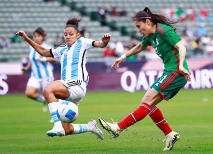 Empate a cero entre México y Argentina en la Copa Oro Femenil