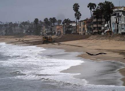 Enfrenta California riesgo de inundación por lluvias