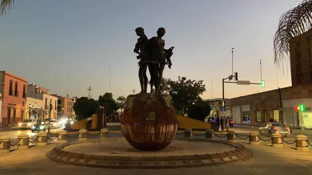 El Monumento a las Musas en SLP / Foto: Alberto Martínez