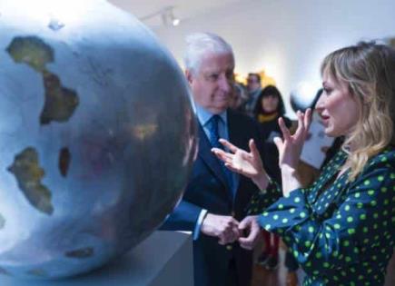 Denise De La Rue lleva el arte contemporáneo al Palacio de Liria de Madrid