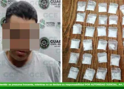 Presunto "narco" es capturado por la Estatal