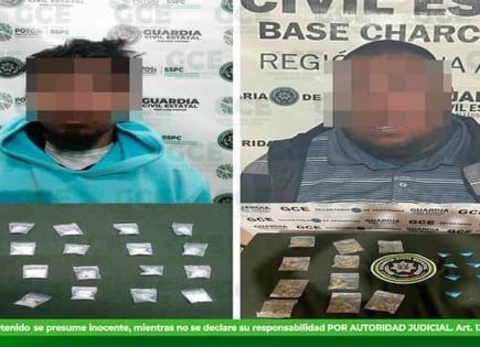 Capturan a par de “narcos” con enervantes