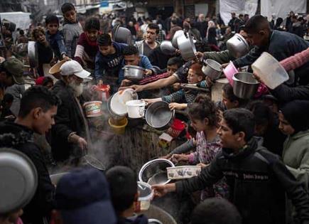 Mueren en Gaza 6 niños debido a la desnutrición