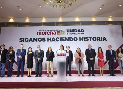 Sheinbaum suma a Ebrard, Velasco y Yáñez a su equipo de campaña
