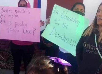 Paterfamilias bloquean la Primaria 20 de Noviembre