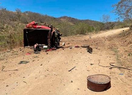 Explota en Michoacán una mina terrestre