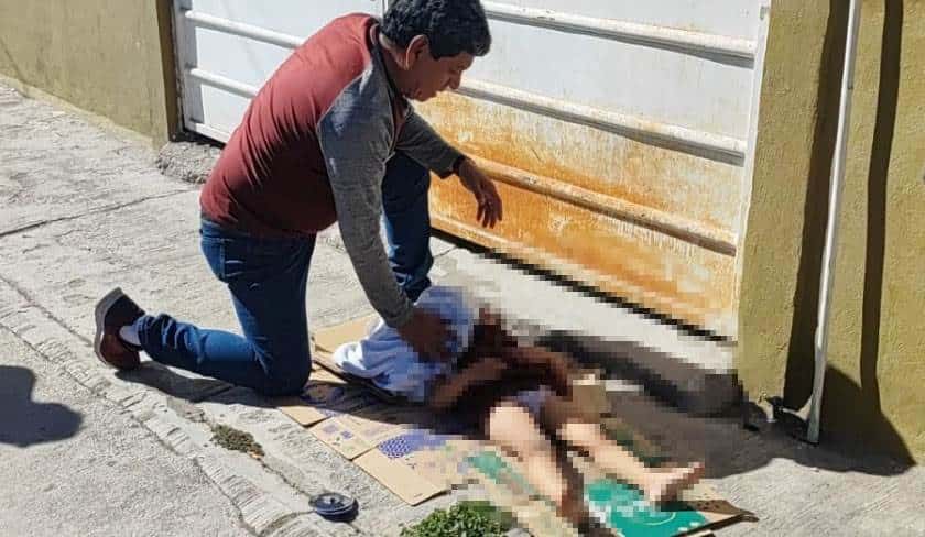 Cae niña de un primer piso en la 21 de Marzo (video) Cae niña de un primer piso en la 21 de Marzo (video)