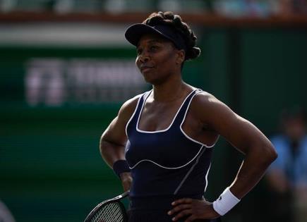 Venus Williams cae en su debut en Indian Wells 