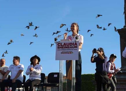 Ofrece Claudia frenar violencia contra mujeres