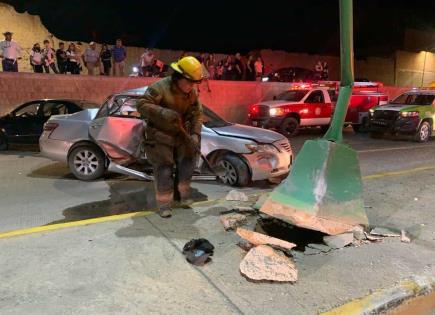 Choque vehicular en Soledad: Tres menores heridos