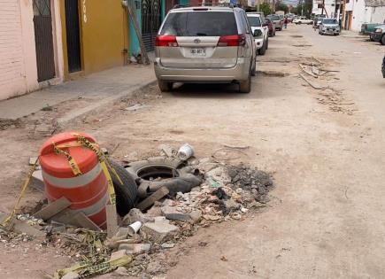 Sin concluir, la rehabilitación de calles en Praderas del Maurel