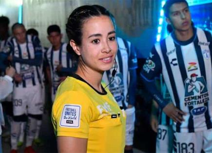 Debut de Katia Itzel García en la Liga MX