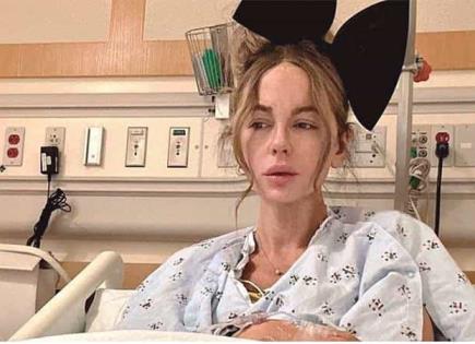 KATE BECKINSALE PREOCUPA AL PUBLICAR FOTOS HOSPITALIZADA