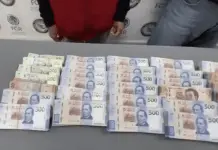 Aseguramiento de dinero en operativo en Nuevo Le&oacute;n