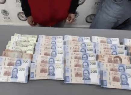 Aseguramiento de dinero en operativo en Nuevo León