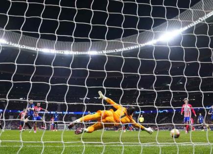 En tanda de penales, el Atlético avanza a cuartos en Champions