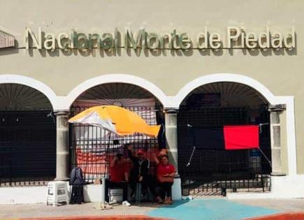 Acaba huelga en Monte de Piedad