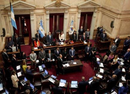 Revés legislativo para Milei en Argentina