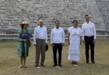 Reyes de Suecia visitan Uxmal y promueven la cultura maya