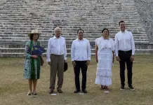 Reyes de Suecia visitan Uxmal y promueven la cultura maya Reyes de Suecia visitan Uxmal y promueven la cultura maya