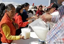 Fiesta religiosa de la Tlahuanca en Cholula, M&eacute;xico