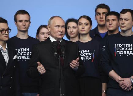 Triunfo de Putin en las elecciones presidenciales de Rusia