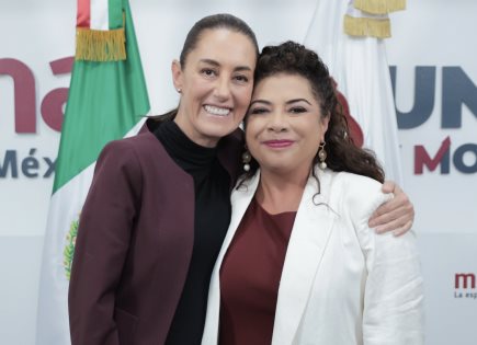 Claudia Sheinbaum respalda a Clara Brugada en el debate de la Ciudad de México