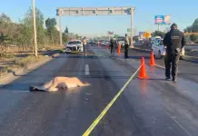Muere un hombre atropellado sobre la 57
