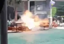 Accidente con gas en kerm&eacute;s escolar