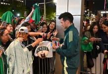 Afición mexicana celebra a la Selección Mexicana en Dallas