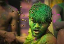 Celebración del Holi: Festival Hindú de los Colores en India