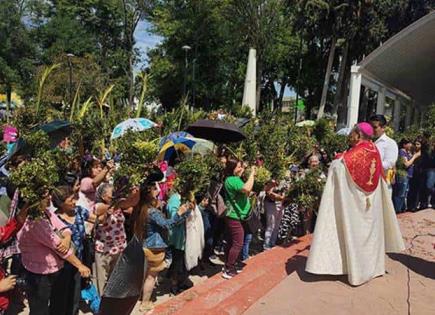 Con bendición de ramos inicia Semana Santa